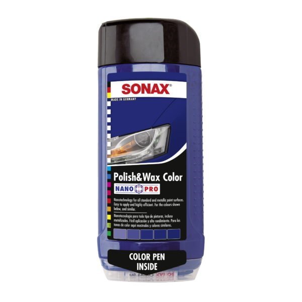 SONAX polish wax colour nanopro blue