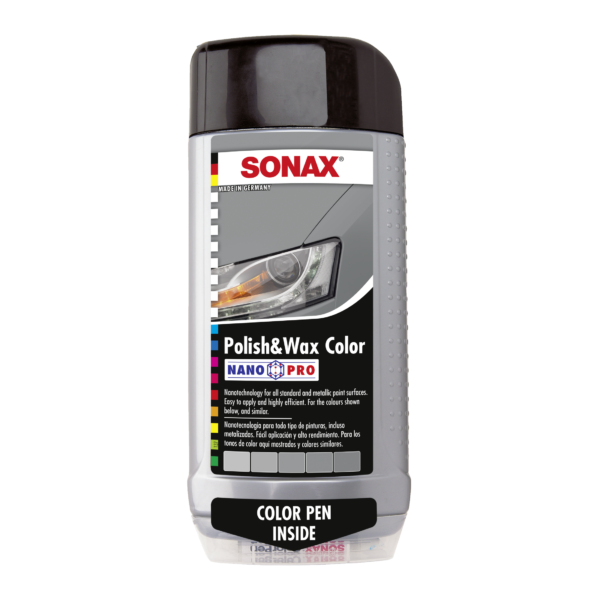 SONAX polish wax colour nanopro grey